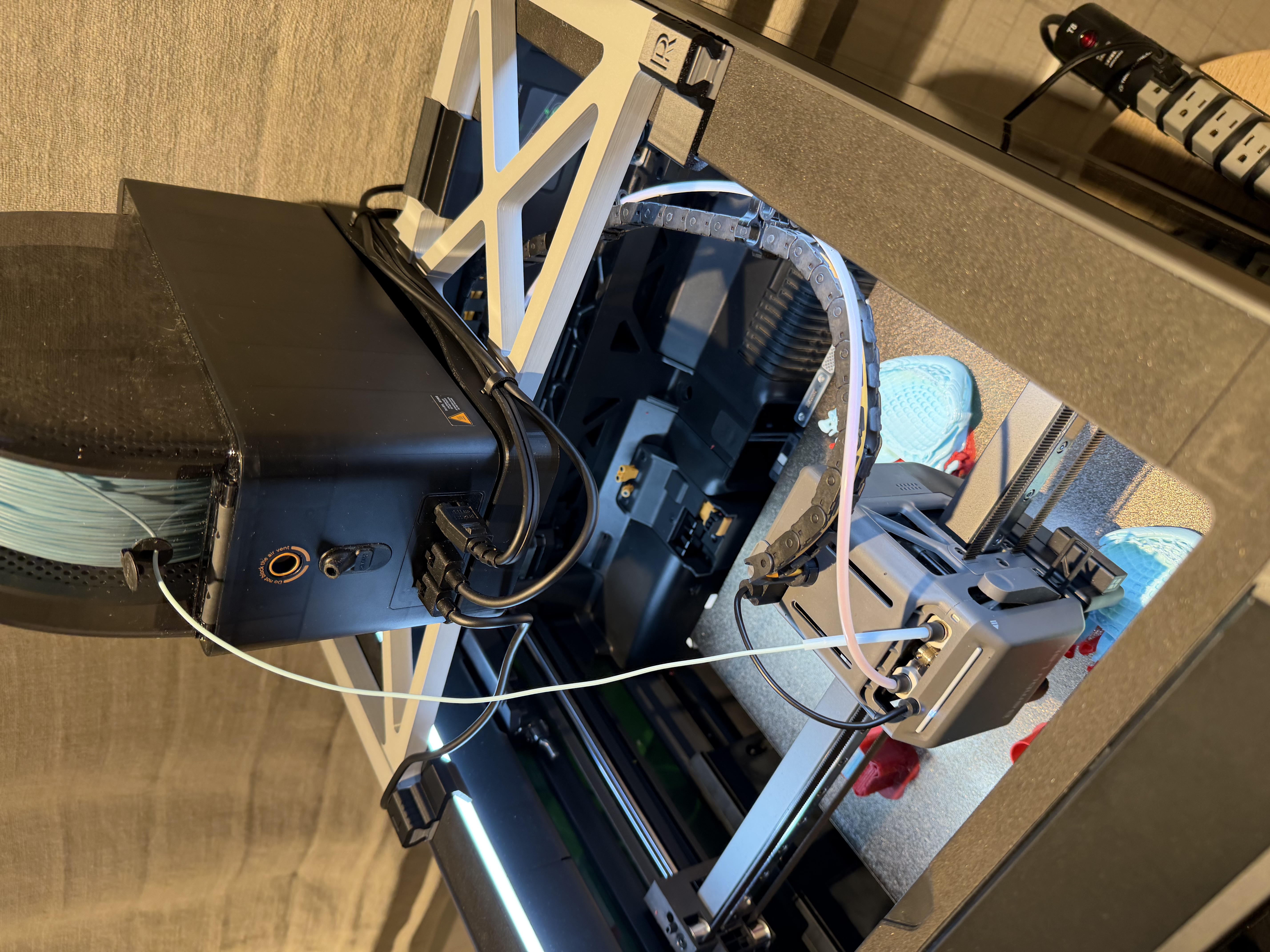 Bambu Lab X1C printer in action